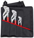 Knipex Pliers Wrench Set In Tool Roll 3 Pieces 00 19 55 S7