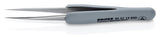 Knipex Stainless Needle Point Tips Precision Tweezers ESD 3 1/2" 92 21 12 ESD