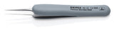 Knipex Stainless Needle Point Tips Precision Tweezers ESD 3 3/4" 92 21 13 ESD