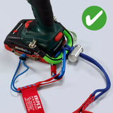 Knipex Tool Tethering Lanyard with Captive Eye Carabiner 13 lbs. 00 50 12 T BKA