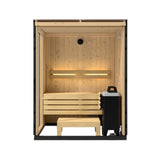 Kohler C1 Indoor Graphite Gray Freestanding Alcove Design Sauna Kit (SAK93182)