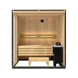 Kohler C1 Indoor Graphite Gray Freestanding Alcove Design Sauna Kit (SAK93182)