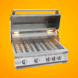 KoKoMo Grills 32-Inch Professional 72K BTU LP/NG 4 Burner Built-In Stainless Steel Gas Grill (SAK48170)