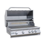 KoKoMo Grills Baja 9FT BBQ Island With LEDs, Built-In BBQ And Refrigerator [Made-To-Order] (SAK85739)