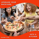 KoKoMo Grills Premium 32-Inch Stainless Steel Wood Fired Pizza Oven [KO-PIZZAOVEN] (SAK92618)