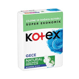 Kotex Natural Ultra Night Pads for Leak Protection 14 Count
