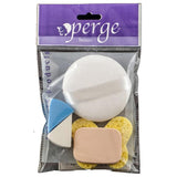 Perge Makeup Sponge Set for Flawless Blending, 3-Piece
