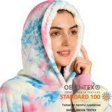 Krifey Wearable Blanket Hoodie, Oversized Sherpa Hooded as Birthday Gifts for Mom Women Girlfriend Men, Cozy Sweatshirt with Giant Pocket