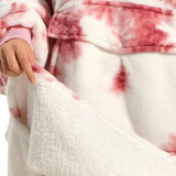 Krifey Wearable Blanket Hoodie, Oversized Sherpa Hooded as Birthday Gifts for Mom Women Girlfriend Men, Cozy Sweatshirt with Giant Pocket