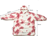 Krifey Wearable Blanket Hoodie, Oversized Sherpa Hooded as Birthday Gifts for Mom Women Girlfriend Men, Cozy Sweatshirt with Giant Pocket