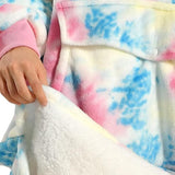 Krifey Wearable Blanket Hoodie, Oversized Sherpa Hooded as Birthday Gifts for Mom Women Girlfriend Men, Cozy Sweatshirt with Giant Pocket