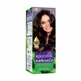 Wella Koleston Naturals 3/0 Dark Brown Hair Dye: Long Lasting Color & Gray Coverage with Coconut Oil for Intense Shine