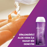 Durex 2in1 Aloe Vera Massage Gel & Personal Lubricant - Soothing, Fragrance-Free Intimate Gel for Couples - 6.76 fl oz