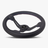 The Le Mans | Black Leather | Black Spoke | Bavarian Stitch