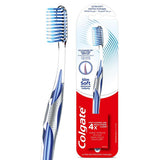 Colgate Advanced Manual Toothbrush with Micro-Fine Bristles - Gentle on Gums, Deep Cleaning