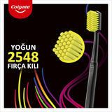 Colgate Colgate Neo Toothbrush - Manual Toothbrush with Dense 2546 Bristles, Medium Hardness, 6 Color Options