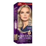 Wella Koleston Intense Ash Blonde Hair Dye: 100% Gray Coverage, Long Lasting Color, Argan Oil - Light Ash Pearl Blonde
