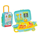 Dede Oyuncak Toy Doctor Set Suitcase - 15 Piece Kids Medical Kit for Pretend Play, Portable & Health Tested
