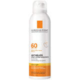La Roche-Posay Anthelios Ultra-Light Sunscreen Spray Lotion SPF 60, Spray Sunscreen For Face & Body, Broad Spectrum SPF + Antioxidants, Oil Free, Alcohol Free, Water Resistant 80 Min., 5 Fl. Oz.