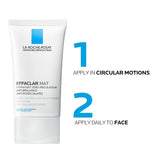 La Roche-Posay Effaclar Mat, Daily Moisturizer For Oily Skin, Visibly Reduces The Look Of Pores, Oil-Free Mattifying Moisturizer, Smooths Skin Texture, Non-Comedogenic & Dermatologist Tested