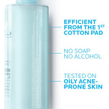 La Roche-Posay Effaclar Micellar Cleansing Water Toner for Oily Skin, Oil Free Makeup Remover, Safe for Sensitive Skin with Thermal Spring Water