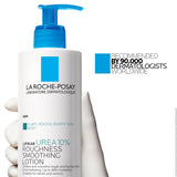 La Roche-Posay Lipikar Urea 10% Roughness Smoothing Lotion, Body Lotion For Dry Skin With 10% Urea + Shea Butter + Allantoin, Rough And Bumpy Skin Lotion, Softens & Smooths Skin With 1 Application