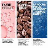 La Roche-Posay Redermic R Eyes Retinol Eye Cream, Anti-Aging Eye Cream to Reduce Wrinkles and Dark Circles With Pure Retinol and Caffeine, 0.5 Fl Oz (Pack of 1)