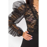 Lace Combined Fashion Jumpsuit