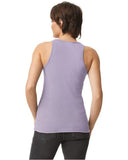 Ladies' CVC Racerback Tank - BLACK - S