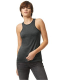 Ladies' CVC Racerback Tank - BLACK - S