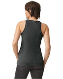 Ladies' CVC Racerback Tank - BLACK - S