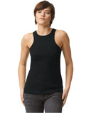 Ladies' CVC Racerback Tank - BLACK - S