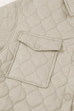 ladies Snap Down Collared Winter Coat Material composition: 100% nylon