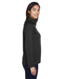 Ladies' Stretch Tech-Shell® Compass Full-Zip - DK GREY HEATHER - S
