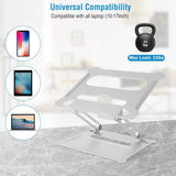 Laptop Stand Aluminum Angle Adjustable Computer Holder Riser Heat Vent