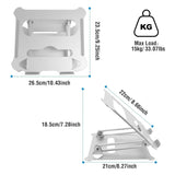 Laptop Stand Aluminum Angle Adjustable Computer Holder Riser Heat Vent