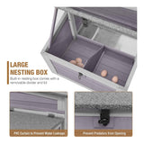 Large 103-Inch Outdoor Chicken Coop House With Run And Nesting Box [4-6 Chickens] (SAK53194)