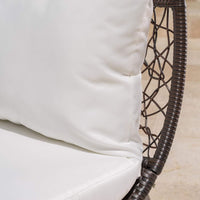 Large 2-Person Abigal Outdoor Wicker Daybed With Aluminum Frame And Cushions (SAK23942)