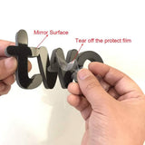 Large 3D Frameless Wall Clock Stickers