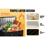 Large Capacity Insulated Food Cooler Bag