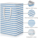 Large Foldable Tall Laundry Basket Storage Basket