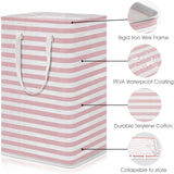 Large Foldable Tall Laundry Basket Storage Basket