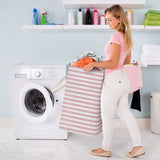 Large Foldable Tall Laundry Basket Storage Basket
