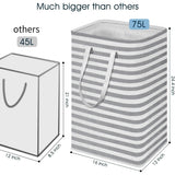 Large Foldable Tall Laundry Basket Storage Basket