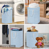 Large Foldable Tall Laundry Basket Storage Basket