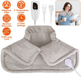 Large Weighted Heating Pad for Neck and Shoulders