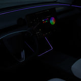 Laser-Carved Ambient Light for Model Y Juniper Wireless Charging Port | TESERY