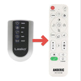 Anderic Substitute for Lasko 2033666A Upright Fan Remote Control for Tower Fans [RRFAN100A]