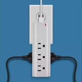 LAX Multi-Charging Tower Surge Protector 9 Outlet and 2 USB Ports
