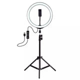 LAX Selfie Ring LED Light Stand with Tripod
